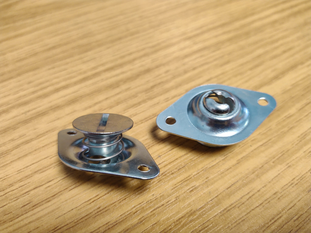 Flush Head Steel Dzus Fastener, Self Ejecting - 7/16"