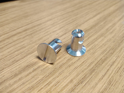 Flush Head Aluminium Dzus Fastener - 7/16"