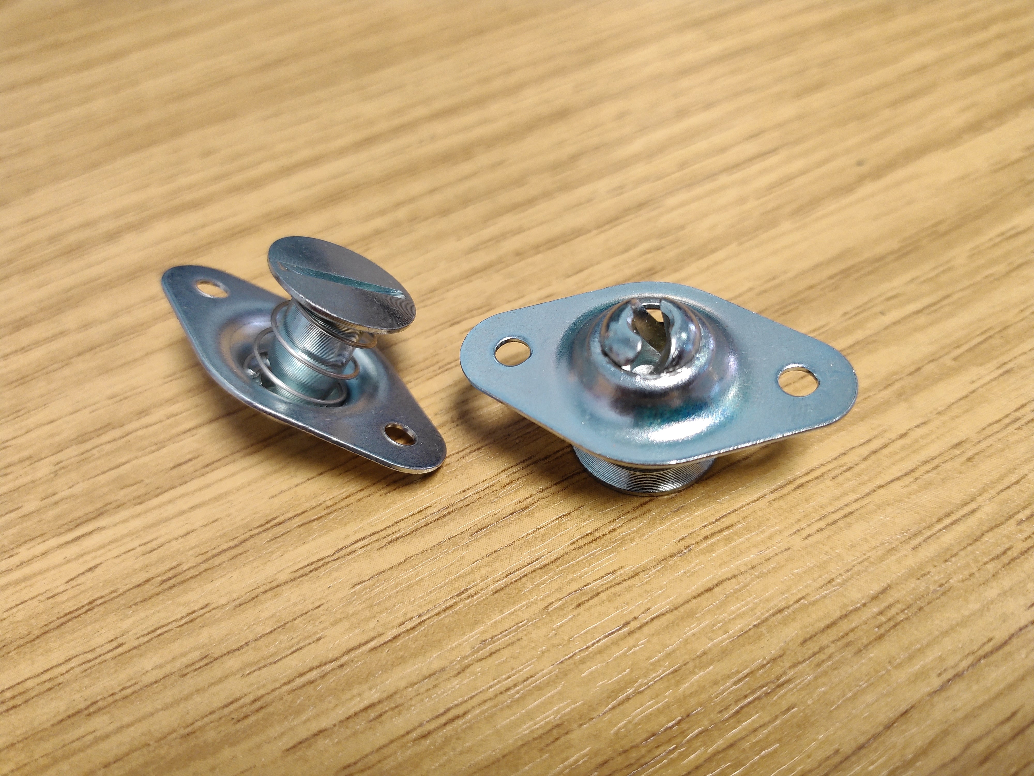 Self Ejecting Dzus Button 7/16 Slotted Alum 10 Pack Fasteners Quarter Turn .500 - Foto 6